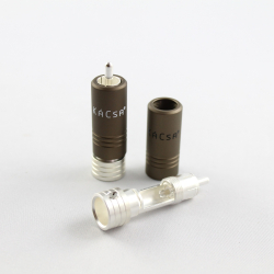Wtyk RCA KaCsa RP-100ST High End (Cu - miedź Tellurowa srebrzona)